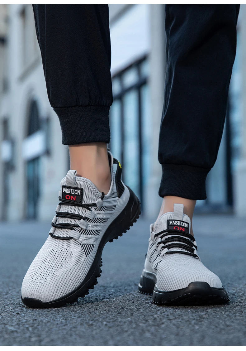 Men's Sneakers Running Shoes for Men Lightweight High Quality Mens Shoes Casual Sneaker Lace-Up Summer Sports Tennis Shoe