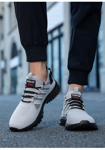 Men's Sneakers Running Shoes for Men Lightweight High Quality Mens Shoes Casual Sneaker Lace-Up Summer Sports Tennis Shoe