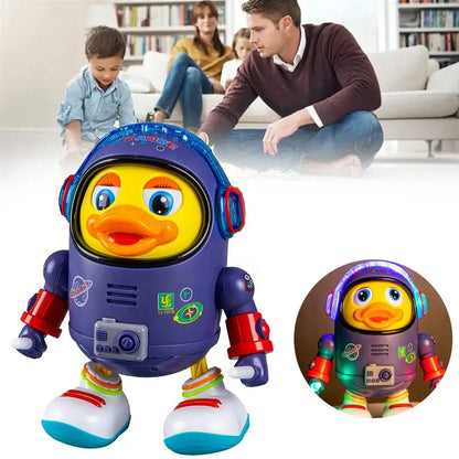 Baby Duck Toy Musical Interactive Toy Dancing Space Duck With Music Light For Boys And Girls Holiday Gifts﻿