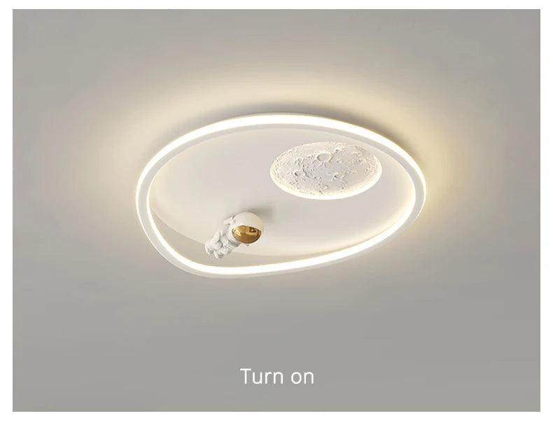 LED moon Astronaut Light Fantastic Eye Care living room bedroom girl lamp  Princess light