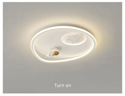 LED moon Astronaut Light Fantastic Eye Care living room bedroom girl lamp  Princess light