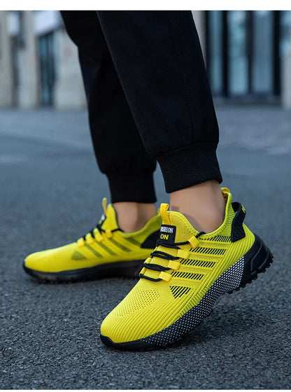 Men's Sneakers Running Shoes for Men Lightweight High Quality Mens Shoes Casual Sneaker Lace-Up Summer Sports Tennis Shoe