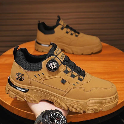 Summer Mens Casual Shoes Leather Men's Sneakers Comfortable Soft