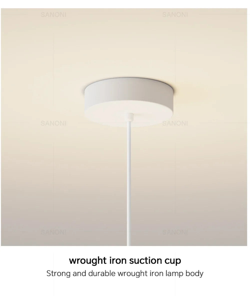 Nordic Little Bear LED Pendant Lamp Cute Rabbit For Hanging Lamp Dining Room Child Bedroom Bedside Chandelier Home Decor Fixture