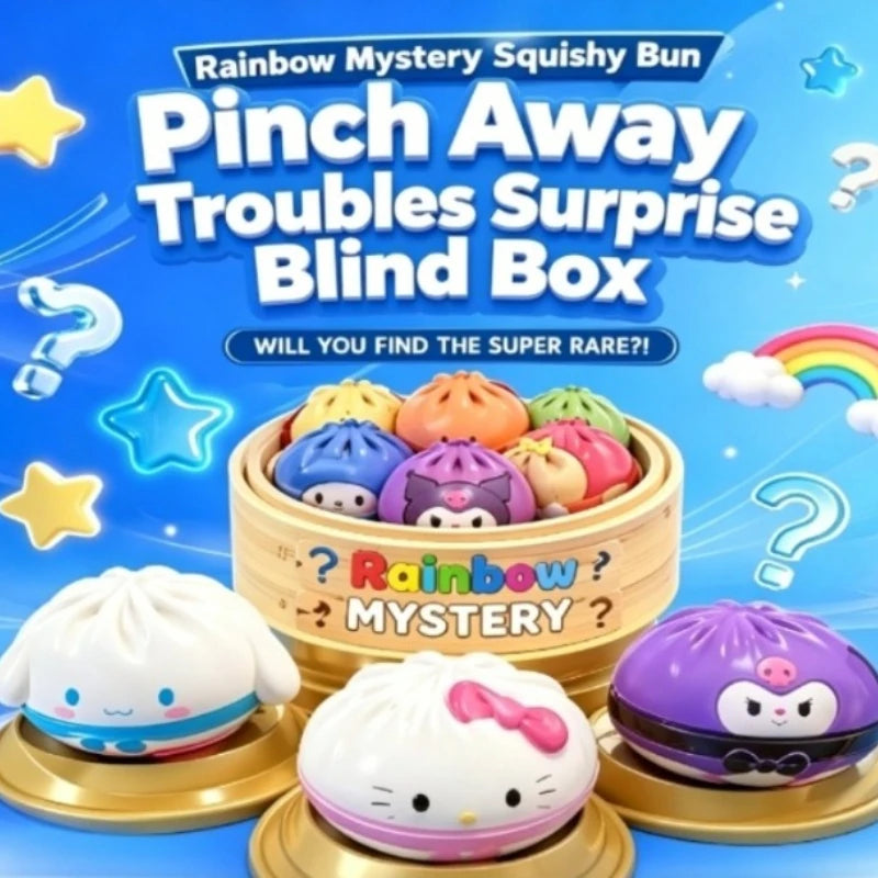 Stress-relieving-toys Squishy Fake Baozi Fun Pinch Uncompressed Fidget Toys Popular Children Favor Gift