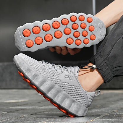 Brand Men Casual Shoes Thick Sole Soft Fashion Sneakers Summer Breathable Male Walking Shoes