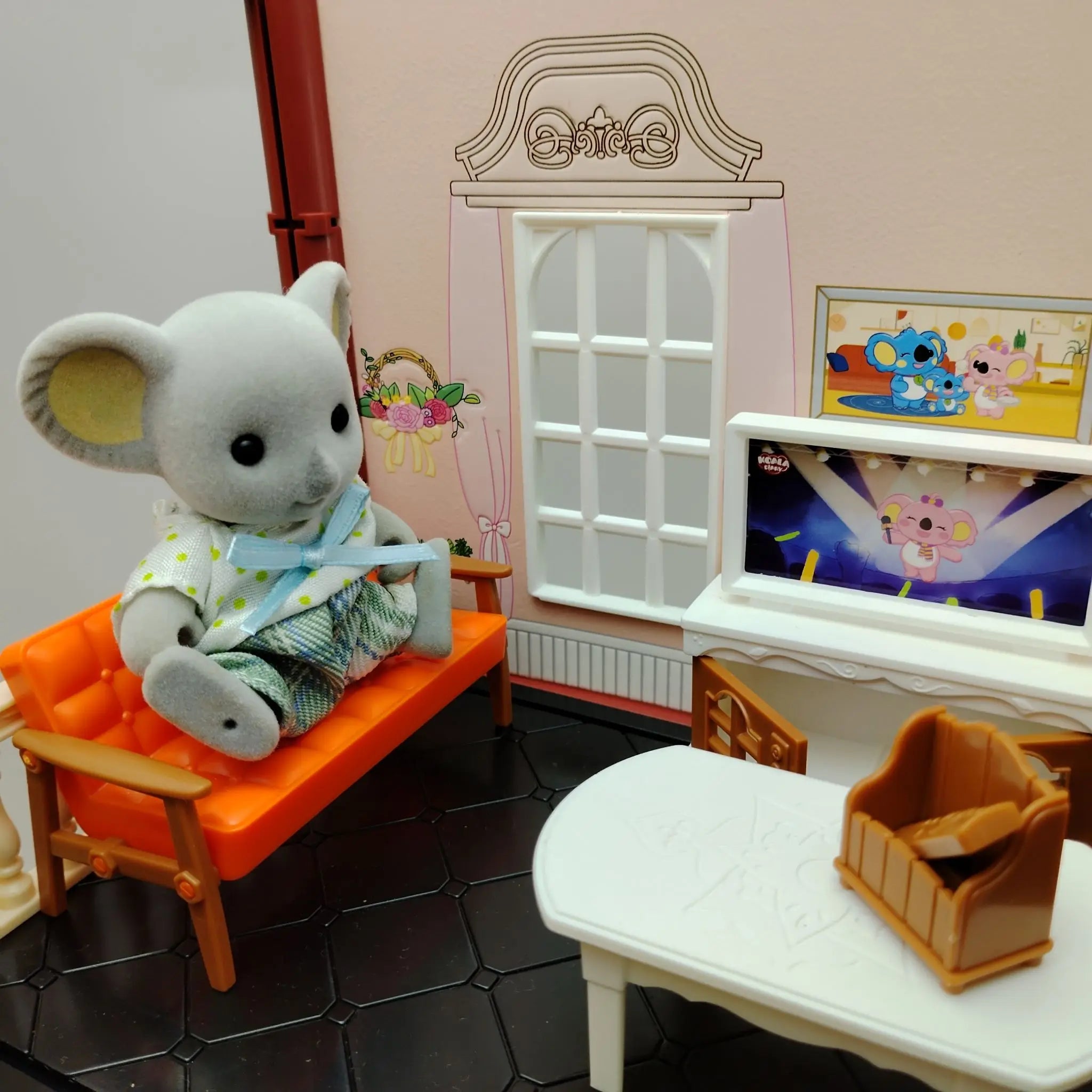 Mini supermarket shopping games dollhouse furniture accessories Intellectual education toys for kid family interaction toys