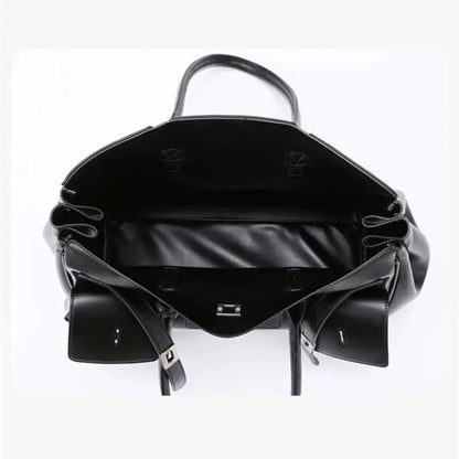 New Women's Tote Bag, Fashionable and Simple Casual Bag, High-End Shoulder Bag, Large-Capacity Commuter Bag, Trendy Handbag, Water-Repellent Shopping Bag