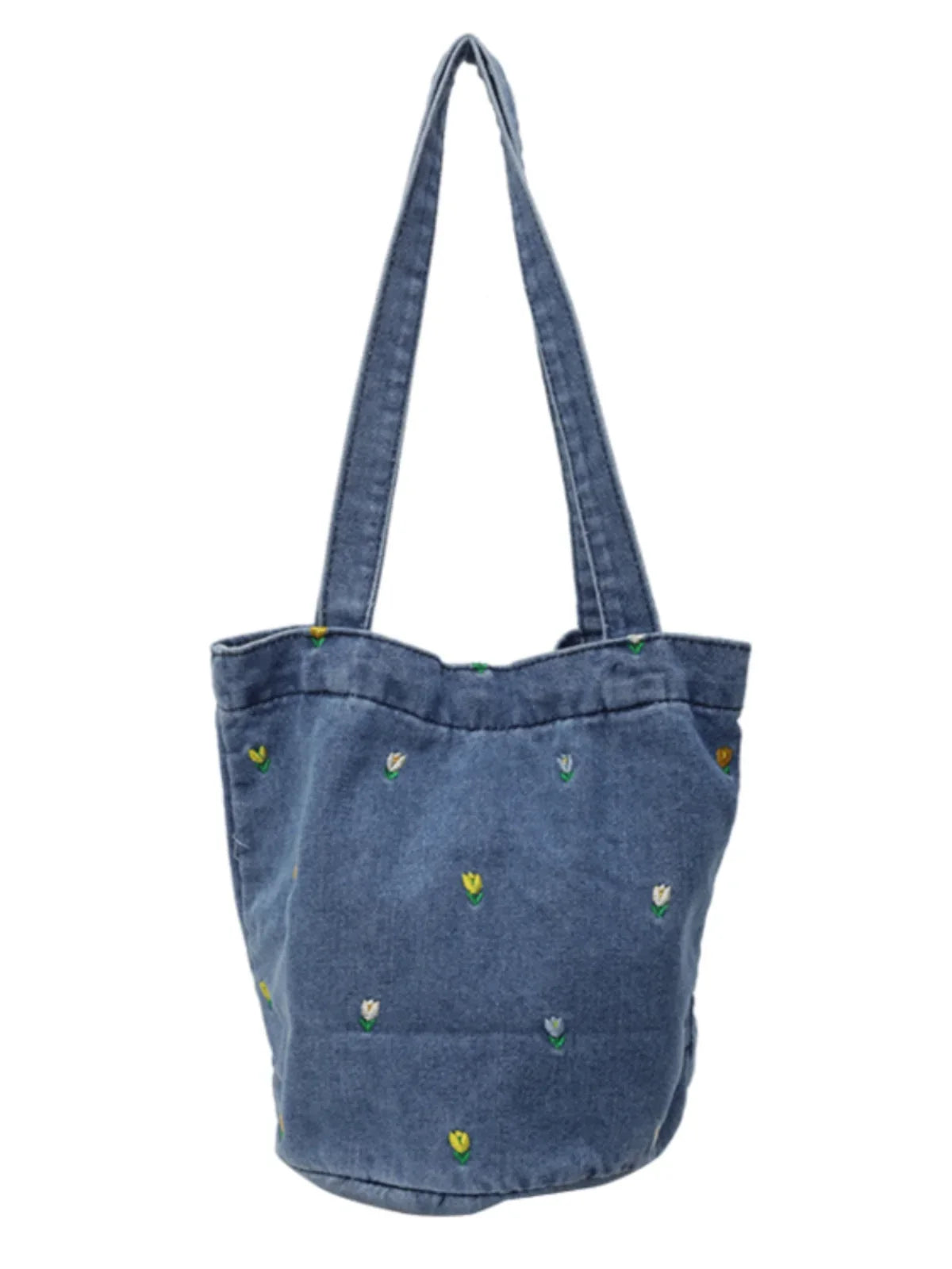 Women Shoulder Bag Large Capacity Denim Tote Bag Fashion Underarm Harajuku Handbag Clutch Bags Simple Female Commuter bags 2026