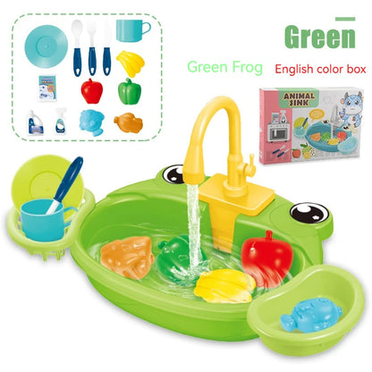 √Choice Play House Toys Pretend Play Children's Kitchen Wash Basin Sink Kids Kitchen Set Toy For Boys Girls Kids Gifts