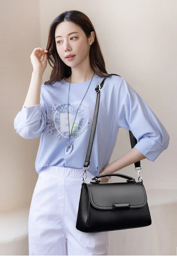 New Women's Bags, High-End Niche Crossbody Bags for Autumn and Winter, Fashionable Water-Repellent Handbags, Simple and Versatile Casual Bags, Work and Commuting Bags, Shopping Bags