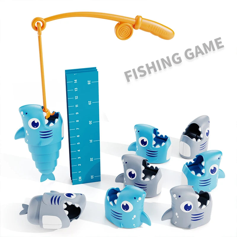 Fishing Toy Set, Retractable Fish, Family Party Fishing Game, Birthday Party Game Toys for Boys and Girls