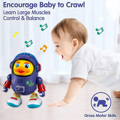 Baby Duck Toy Musical Interactive Toy Dancing Space Duck With Music Light For Boys And Girls Holiday Gifts﻿