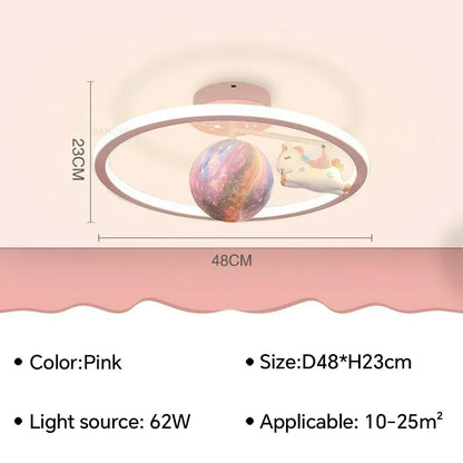 Modern LED crown star Ceiling Lamp for Child Bedroom, Living, Restaurant ,Study, Home Decoration, Indoor Lighting Fixture