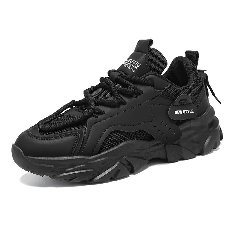 Mens Shoe Breathable Thick Soled Casual Sneakers Outdoor Running Four Seasons New Tennis Men Soft Soles Comfort Male Sneakers