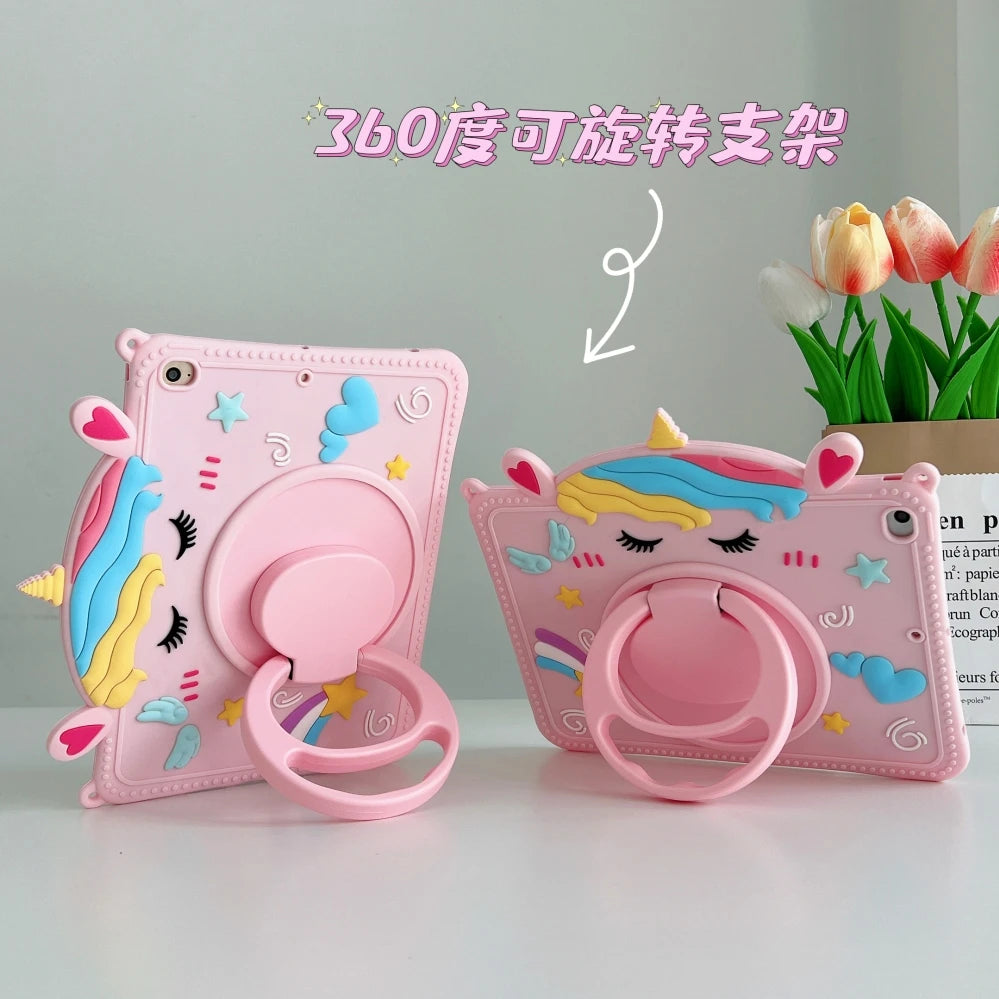 For iPad 10.2 7th 8th 9th 10th 2022 360 Rotating Stand Cover Case For iPad Air 5 4 2022 Mini 1 2 3 4 5 6 9.7 6th Pro 11 2020