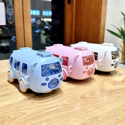 Cute Kids Water Bottle With Straw Fun 0.5L Car-Themed Drinkware For Toddlers Leakproof BPA-Free