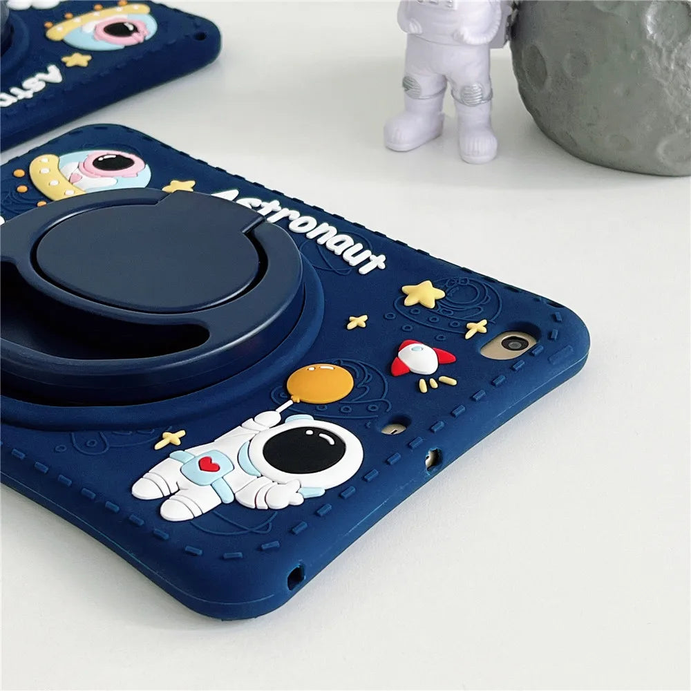 Case for Samsung Galaxy Tab A9 Plus S9 FE S8 S7 11 inch A8 10.5 A7 S6 Lite 10.4 A 10.1 8.0 T290 Kids Cartoon Tablet Stand Cover