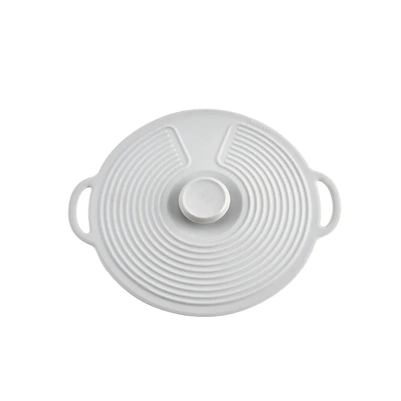 Food Grade Silicone Fresh-keeping Cover Circular Seal Spill-proof Lid Multi-functional High Temperature Resistance and Pot Cover