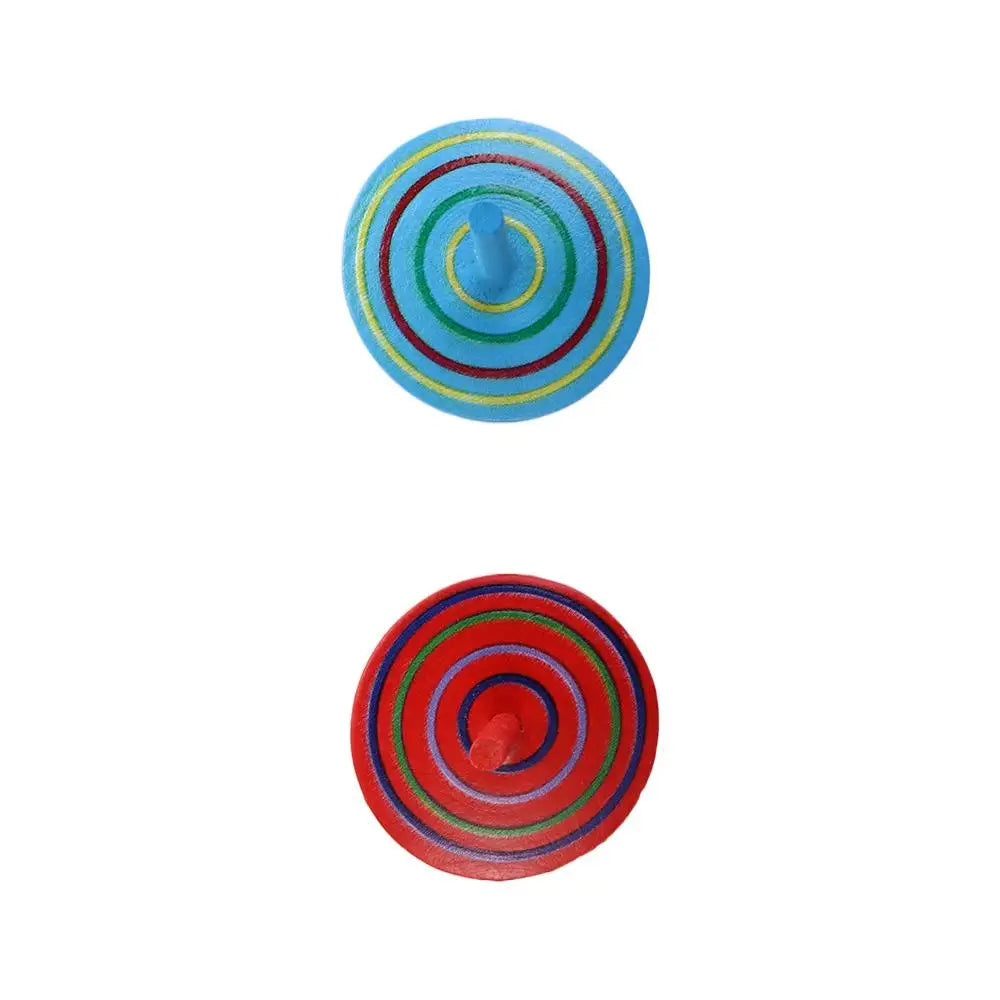 Game Spinning Top DIY Gyroscope Toys Desktop Spinning Top Wooden Rotate Gyro Wooden Gyro Toys Woode Spinning Top Toy