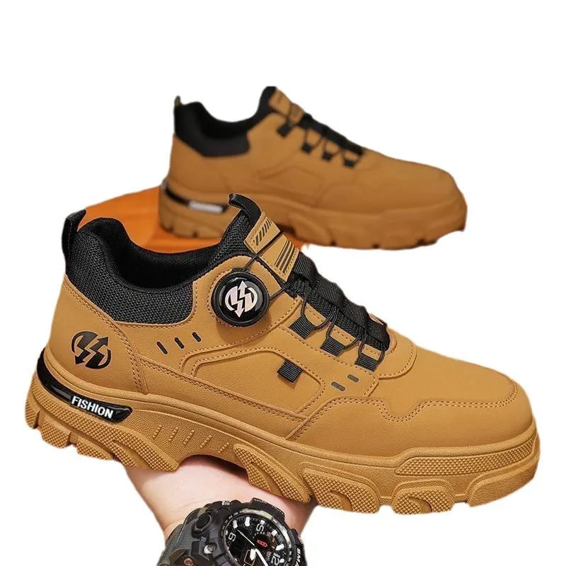Summer Mens Casual Shoes Leather Men's Sneakers Comfortable Soft