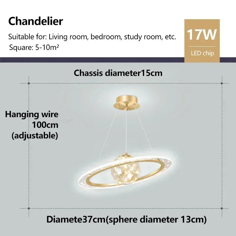 Modern LED Lovely crown star Ceiling Lamp Child Bedroom Living Restaurant Study Home Decoration Indoor Lighting Fixture Lustre