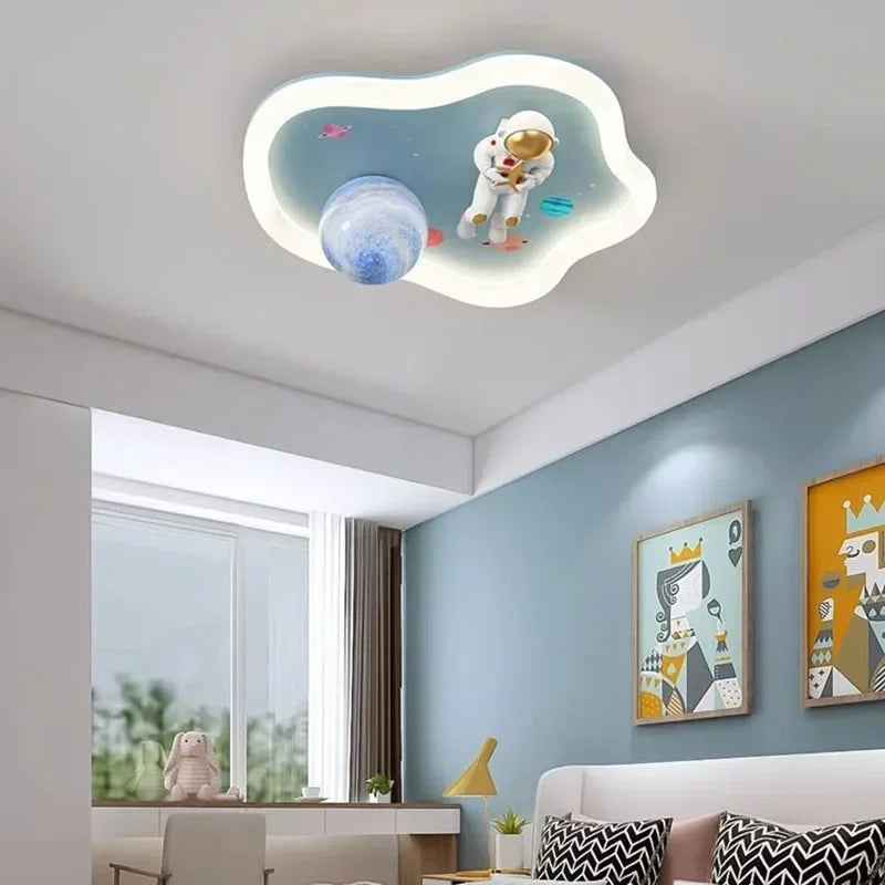 LED moon Astronaut Light Fantastic Eye Care living room bedroom girl lamp  Princess light