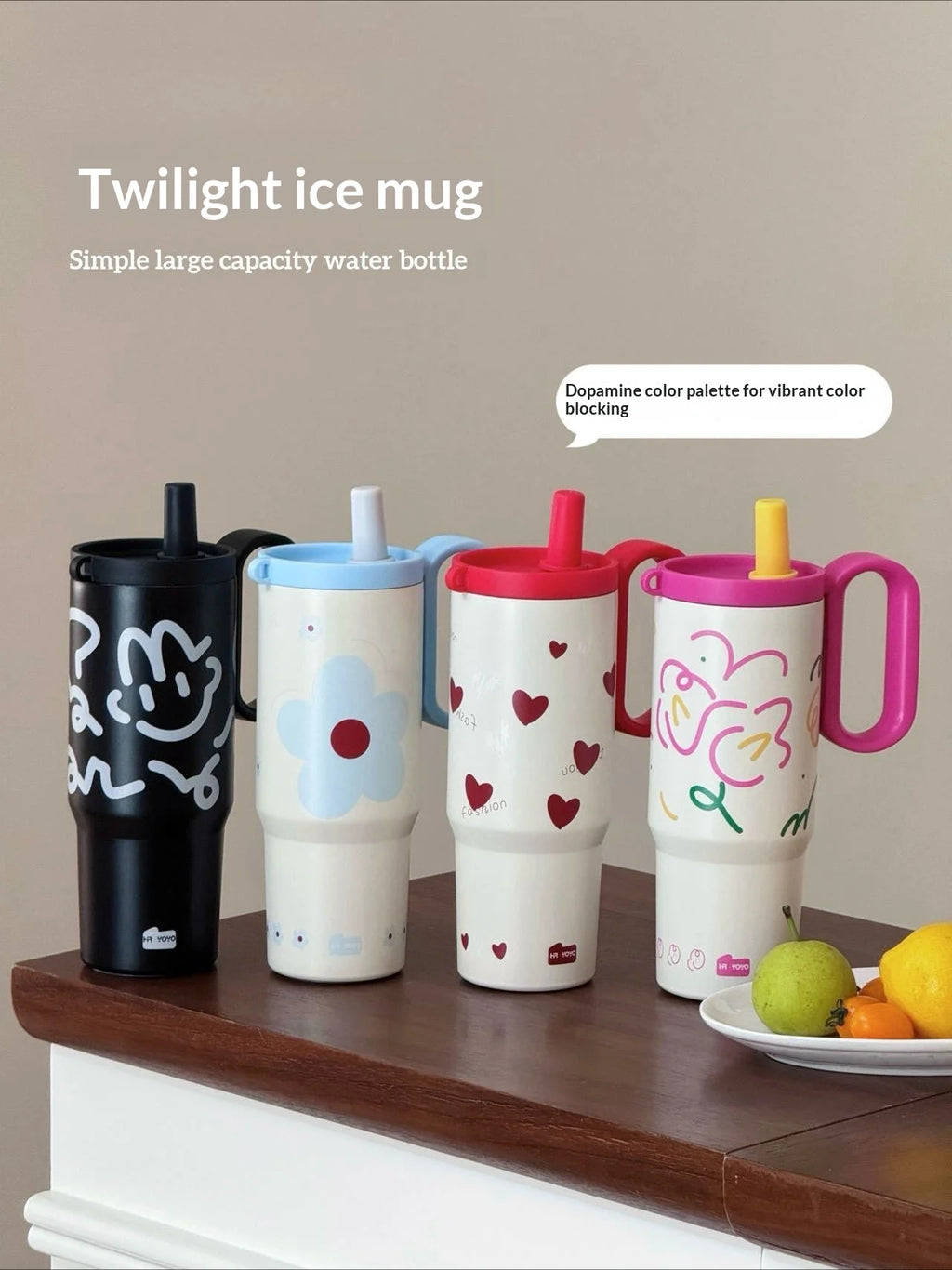 316 Stainless Steel Tumbler Large Capacity Thermal Bottle Double Vacuum Flasks Keep Cold Thermos Cup DIY Gift Mug Coffee Cup