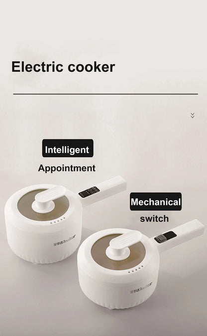 2.2L Electric Cooker Multi-Function Pot Double Layer Home High Capacity Hot Pot Noodle Cooker Non-Stick Pot Kitchen Tool 220V