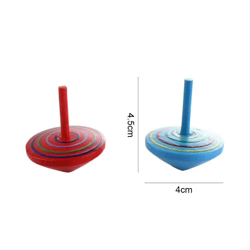 Game Spinning Top DIY Gyroscope Toys Desktop Spinning Top Wooden Rotate Gyro Wooden Gyro Toys Woode Spinning Top Toy
