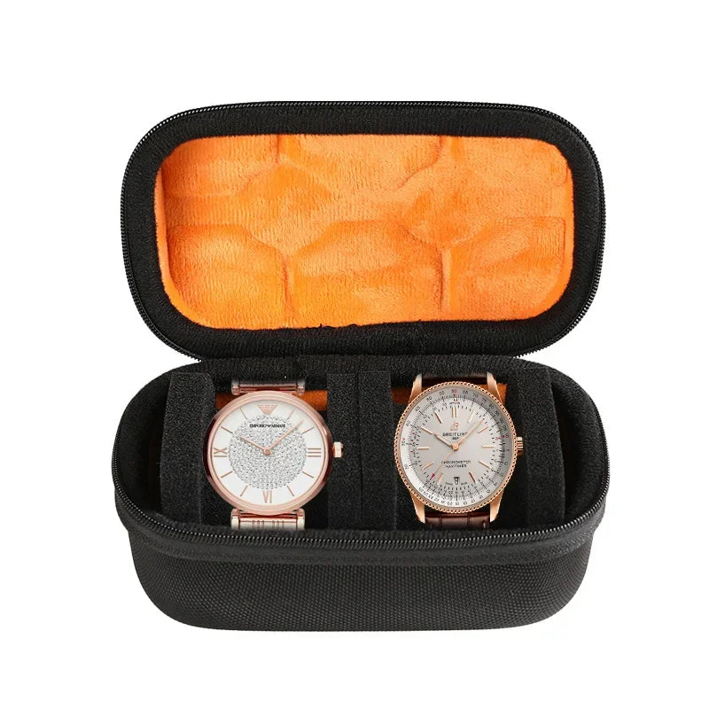 Watch Box Organizer For Men or Women Watch Travel Case Portable Storage Watch Display Holder for Wristwatches and Smart Watches