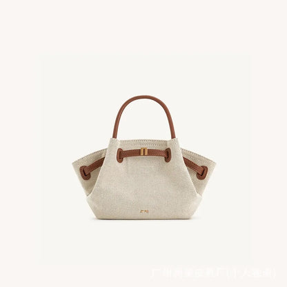 Women's Dumpling Bag Large Capacity Tote Bag Casual Shoulder Handbag 2026 New Fashion Solid Color Top-handle Bag for Work Travel