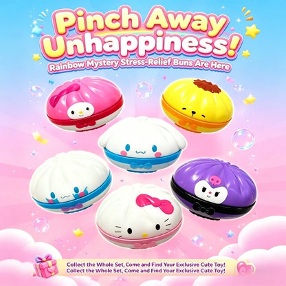 Stress-relieving-toys Squishy Fake Baozi Fun Pinch Uncompressed Fidget Toys Popular Children Favor Gift