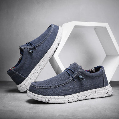 Mens Walking Shoes Breathable Mesh Ultra Light Sports Leisure Shoes No Lace Up Design Suitable Daily Walking Jogging Shoes