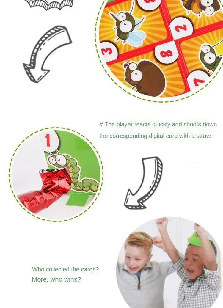 Board Games for Children Family Party Toys Frog Mask Wagging Tongue Lick Cards Antistress Funny Desktop Puzzle Game Toys