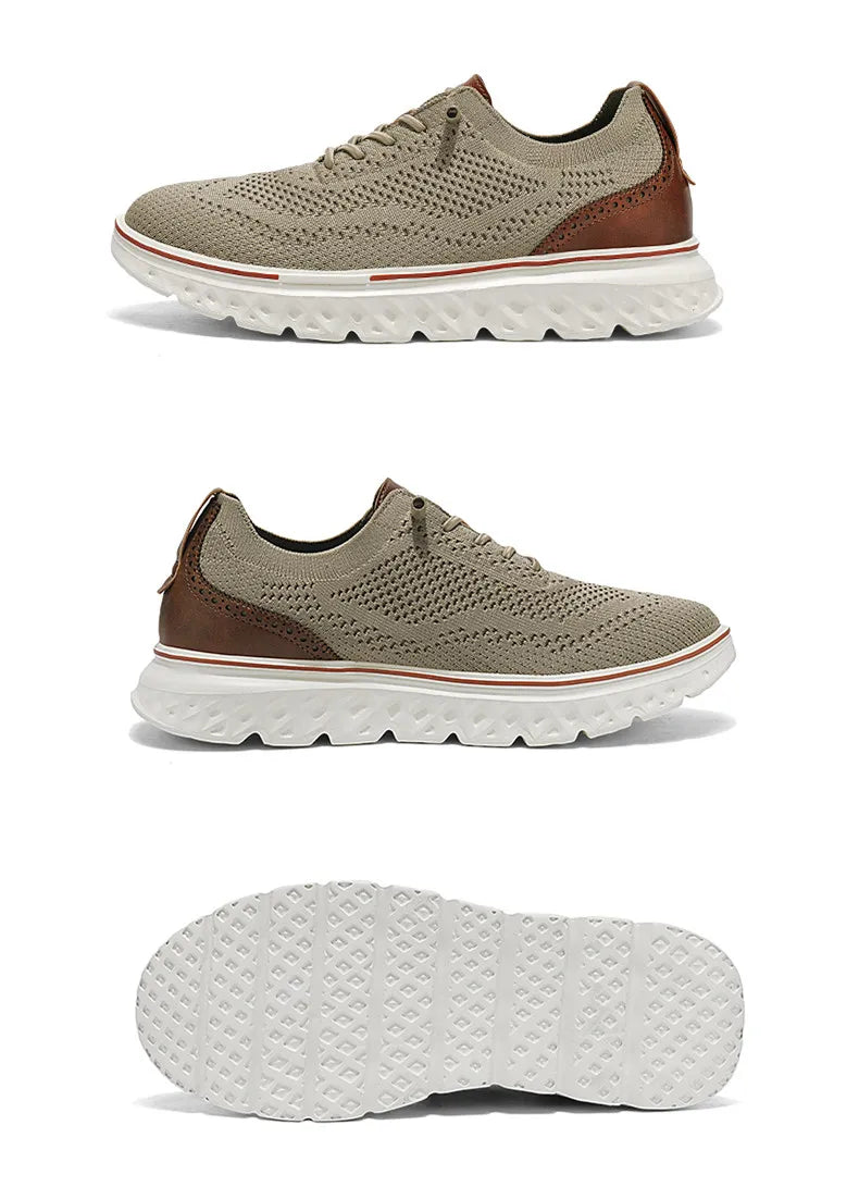 Men Sneakers New Men Mesh Casual Shoes Fashion Lightweight Breathable Soft Soled Shoes Summer Outdoor Sports Fitness Large Size