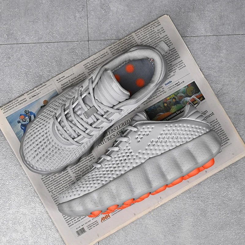 Brand Men Casual Shoes Thick Sole Soft Fashion Sneakers Summer Breathable Male Walking Shoes