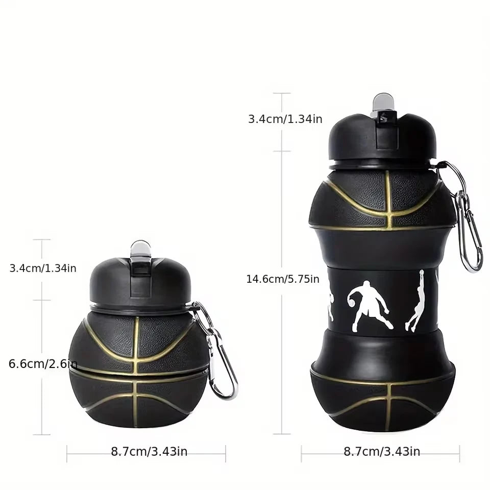 200ml/550ml Basketball Soccer Sports Ball Design Tumbler Cup - Insulated Stainless Steel Drinking Cup Gift for Men Women Kids