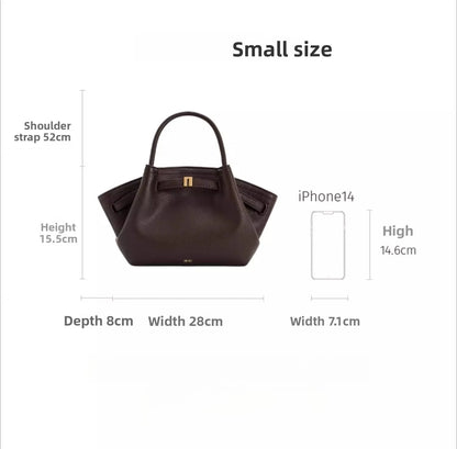 Women's Dumpling Bag Large Capacity Tote Bag Casual Shoulder Handbag 2026 New Fashion Solid Color Top-handle Bag for Work Travel