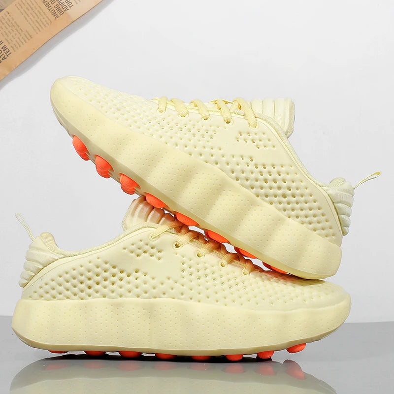 Brand Men Casual Shoes Thick Sole Fashion Sneakers Summer Breathable Male Walking Shoes  Mens Shoes