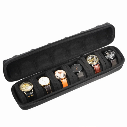 Watch Box Organizer For Men or Women Watch Travel Case Portable Storage Watch Display Holder for Wristwatches and Smart Watches