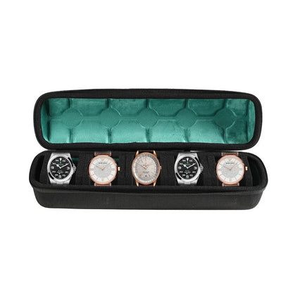 Watch Box Organizer For Men or Women Watch Travel Case Portable Storage Watch Display Holder for Wristwatches and Smart Watches
