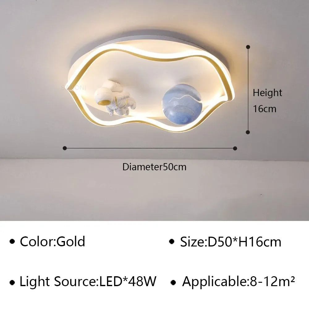 Modern cartoon LED lights children's rooms ceiling lights bedrooms study rooms creative home decoration indoor lighting fixtures