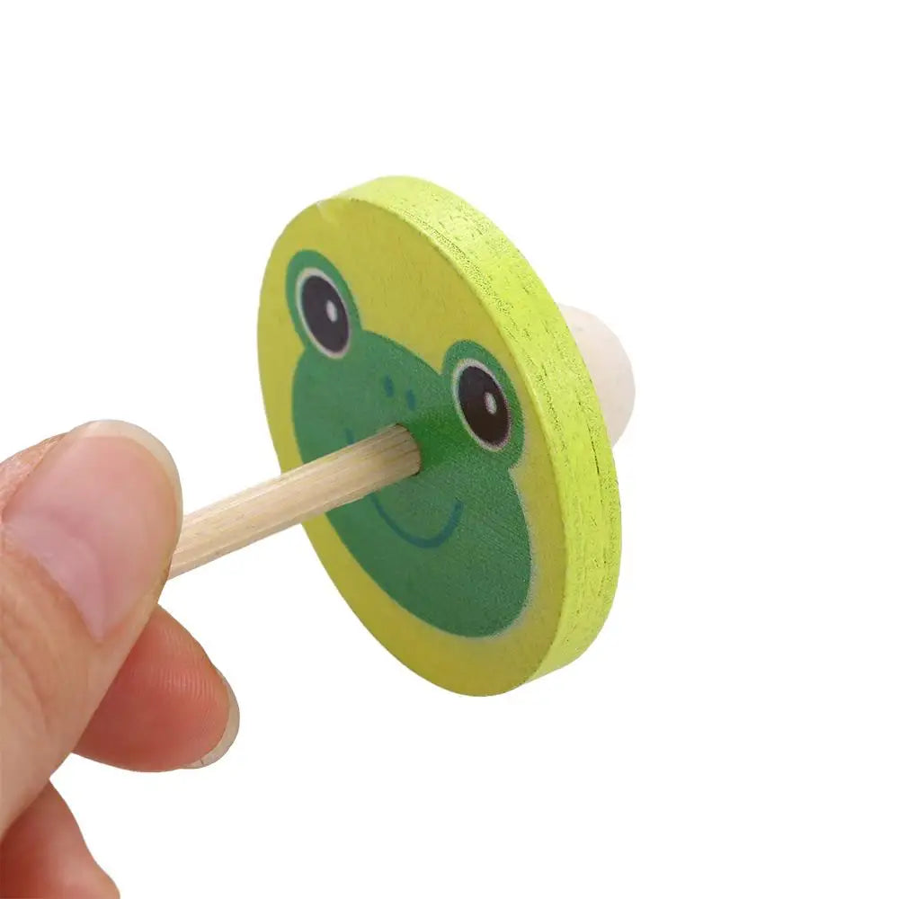 Game Spinning Top DIY Gyroscope Toys Desktop Spinning Top Wooden Rotate Gyro Wooden Gyro Toys Woode Spinning Top Toy
