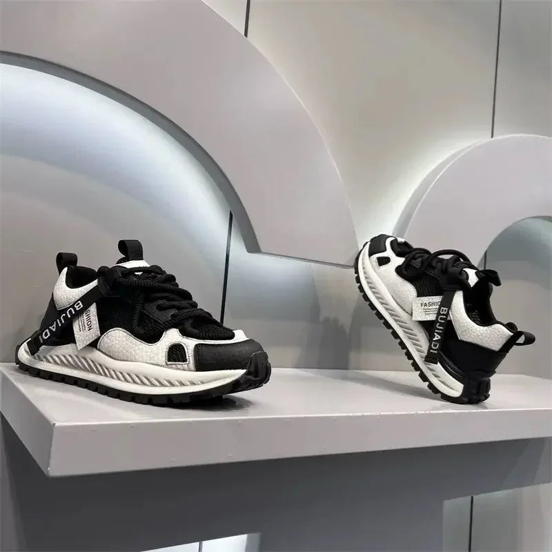New Men Running Shoes Mesh Breathable Sneakers Lightweight Cushioning Non Slip Outdoor Sports Footwear Large Size Daily Walking