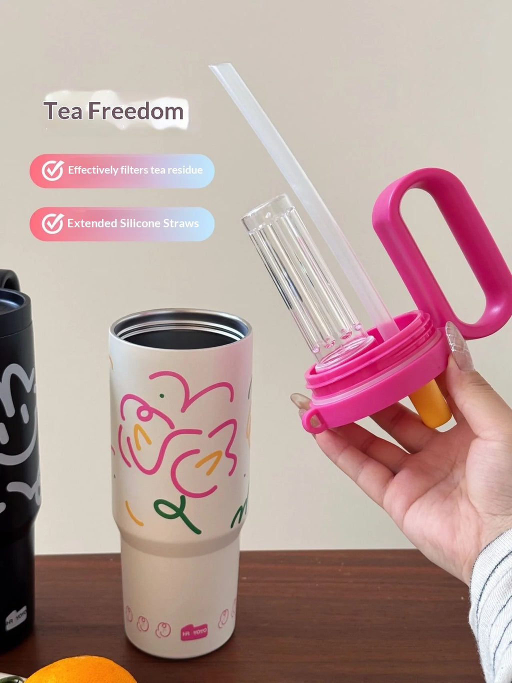 316 Stainless Steel Tumbler Large Capacity Thermal Bottle Double Vacuum Flasks Keep Cold Thermos Cup DIY Gift Mug Coffee Cup