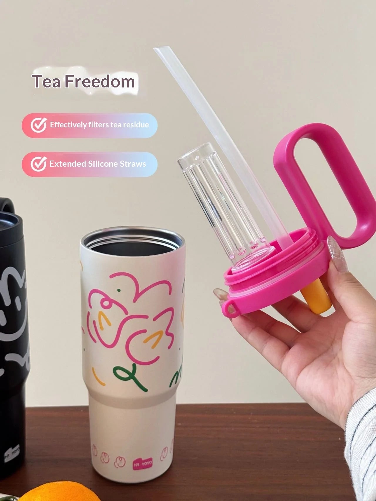316 Stainless Steel Tumbler Large Capacity Thermal Bottle Double Vacuum Flasks Keep Cold Thermos Cup DIY Gift Mug Coffee Cup