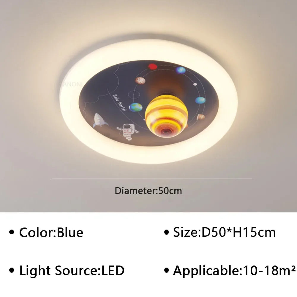 Modern cartoon LED lights children's rooms ceiling lights bedrooms study rooms creative home decoration indoor lighting fixtures