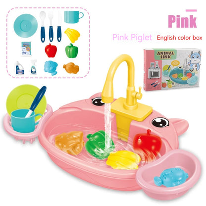 √Choice Play House Toys Pretend Play Children's Kitchen Wash Basin Sink Kids Kitchen Set Toy For Boys Girls Kids Gifts