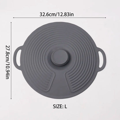 Food Grade Silicone Fresh-keeping Cover Circular Seal Spill-proof Lid Multi-functional High Temperature Resistance and Pot Cover